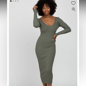 Hera Collection Olive Green Maxi Dress